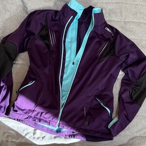 Craft Performance Ventair wind Jacket and coordinating thermal bike jersey